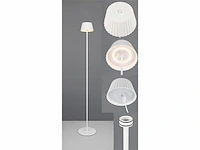 Reality suarez vloerlamp witmat oplaadbaar incl. 1x smd 1,5 w aan/uit touch sensor dimmer ip44 - afbeelding 2 van  3