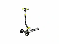 Rebel zab0122g driewielige kids step 'alien wheels' vanaf 3 jaar geel - afbeelding 1 van  3