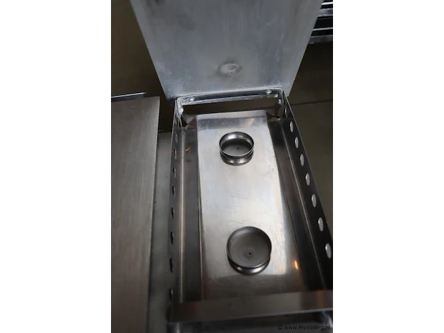 Rechaud, 2 waxinelichtjes - 37x18x6,5cm - 6 stuks - afbeelding 2 van  2