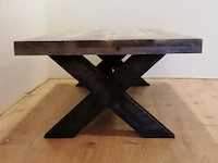 Rechthoek eettafel met kruispoot onderstel - 200 x 95 cm - afbeelding 3 van  3