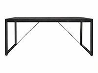 Rechthoekige mango tafel, starfurn, zwart, 2025 - afbeelding 1 van  5