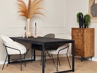 Rechthoekige mango tafel, starfurn, zwart, 2025 - afbeelding 2 van  5
