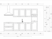 Rechtopgestelde keuken - afbeelding 2 van  5