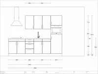 Rechtopgestelde keuken - afbeelding 2 van  5