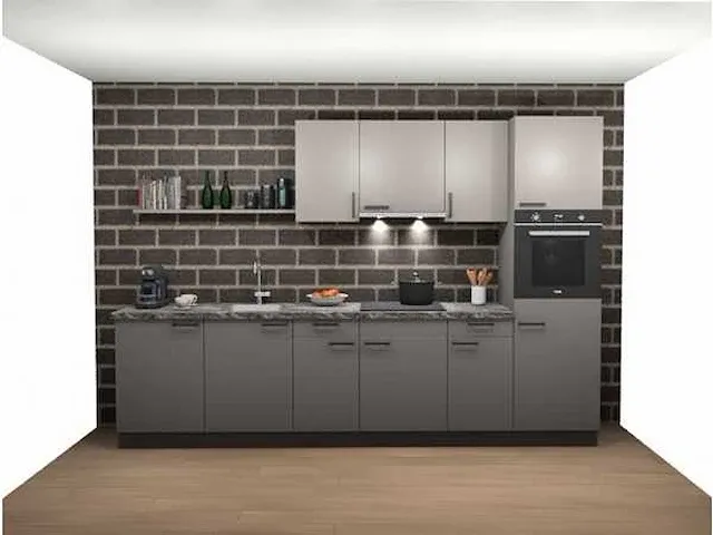 Rechtopgestelde keuken - afbeelding 1 van  5
