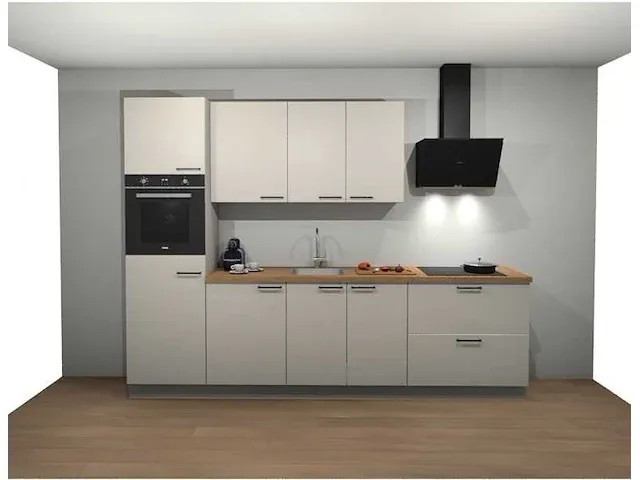Rechtopgestelde keuken - afbeelding 1 van  5