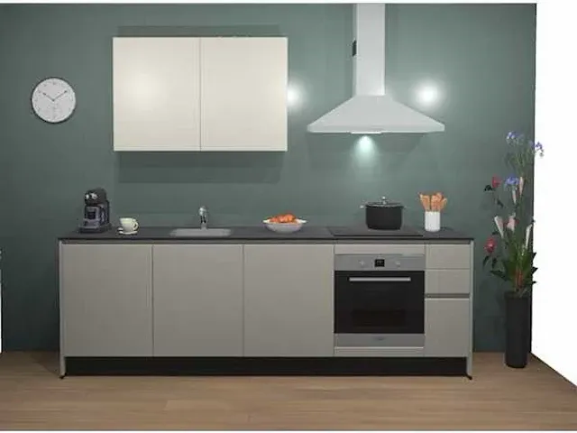 Rechtopgestelde keuken - afbeelding 1 van  6