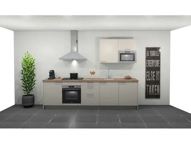 Rechtopgestelde keuken - afbeelding 1 van  6