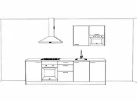 Rechtopgestelde keuken - afbeelding 2 van  6
