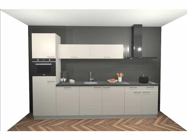 Rechtopgestelde keuken - afbeelding 1 van  4