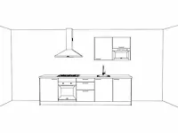 Rechtopgestelde keuken - afbeelding 2 van  6
