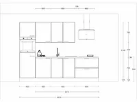 Rechtopgestelde keuken - afbeelding 2 van  5