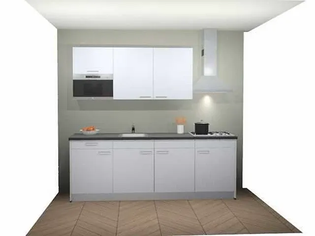 Rechtopgestelde keuken - afbeelding 1 van  4