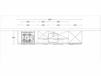 Rechtopgestelde keuken - afbeelding 2 van  5