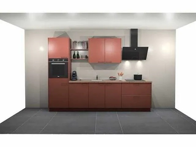 Rechtopgestelde keuken - afbeelding 1 van  5
