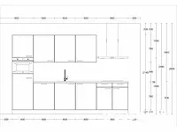 Rechtopgestelde keuken - afbeelding 2 van  3