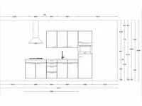 Rechtopgestelde keuken - afbeelding 2 van  3