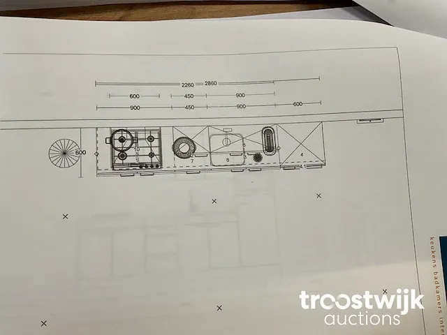 Rechtopgestelde keuken - afbeelding 3 van  3
