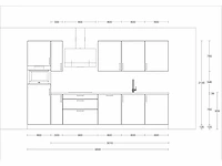 Rechtopgestelde keuken - afbeelding 2 van  5