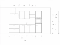 Rechtopgestelde keuken - afbeelding 3 van  5