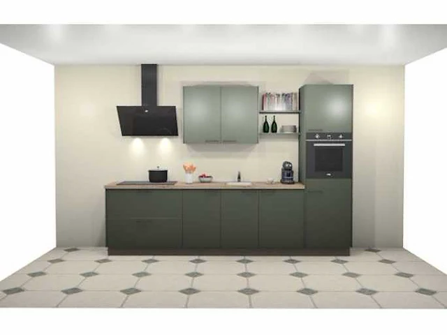 Rechtopgestelde keuken - afbeelding 1 van  5