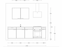 Rechtopgestelde keuken - afbeelding 2 van  5
