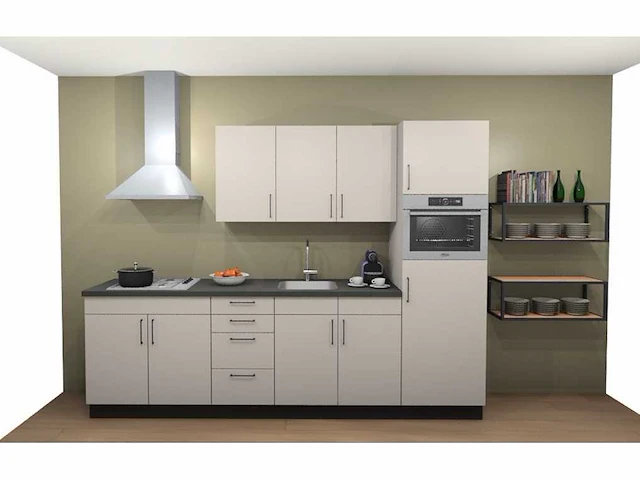 Rechtopgestelde keuken - afbeelding 1 van  6