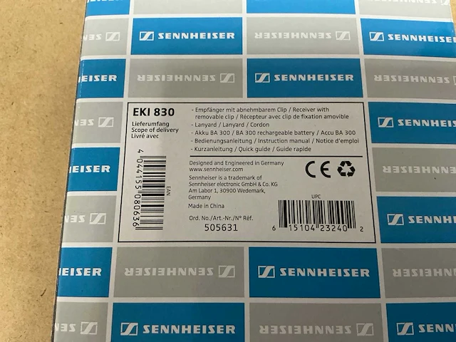 Reciever - sennheiser - eki 830 - afbeelding 4 van  4