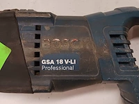Reciprozaag accu 18v-li bosch, gsa 18v-li, bouwjaar 2020 - afbeelding 6 van  11
