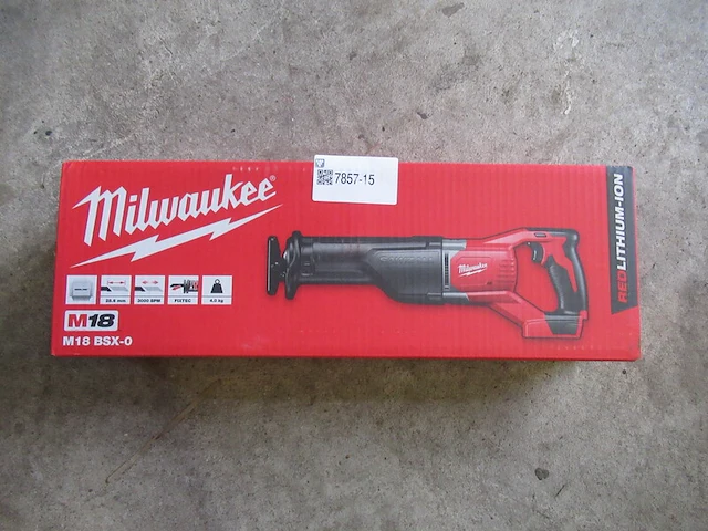Reciprozaag (body) milwaukee, m18 bsx-0 - afbeelding 2 van  2