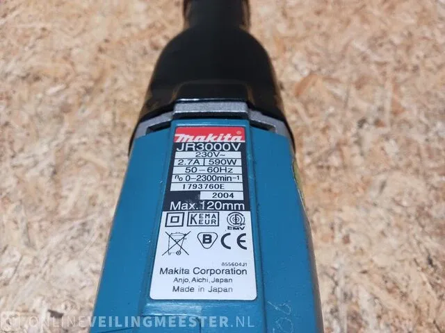 Reciprozaag makita, jr3000v - afbeelding 5 van  5