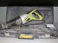 Reciprozaag worx type wu402 in kunststoffen koffer. - afbeelding 1 van  2