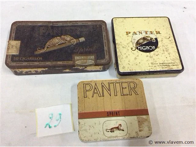 Reclame rookwaren panter - afbeelding 1 van  2