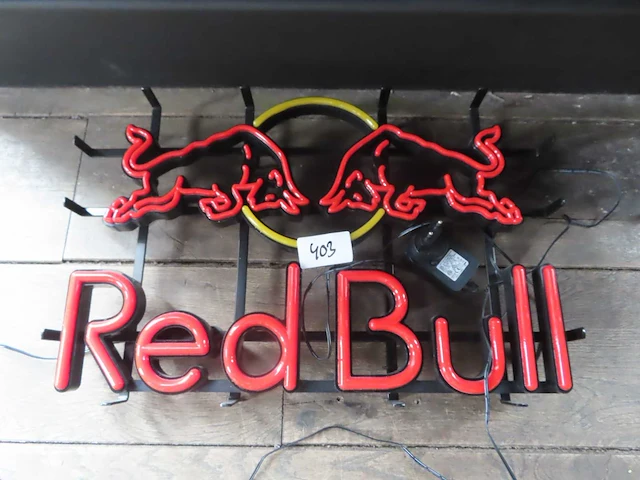 Reclame verlichting red bull - afbeelding 1 van  1