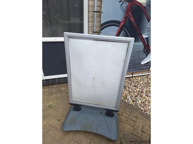 Reclamebord - 65x65x118cm - afbeelding 2 van  3
