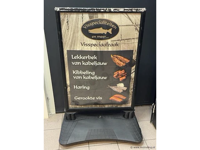Reclamebord - 90x62x132cm - afbeelding 1 van  1