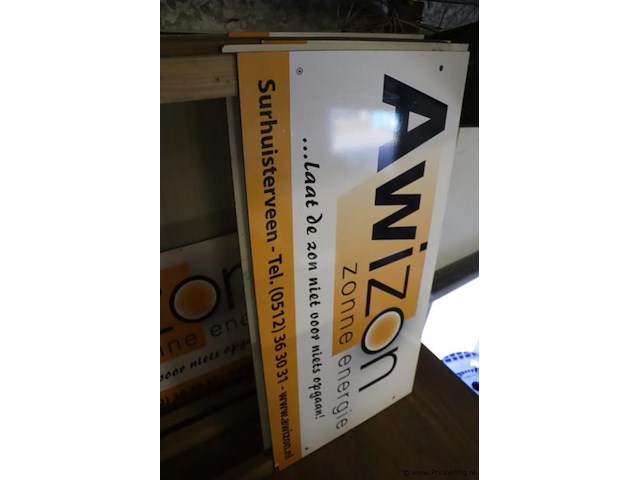 Reclameborden van trespa incl. palen - afbeelding 3 van  4