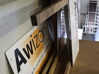 Reclameborden van trespa incl. palen - afbeelding 4 van  4