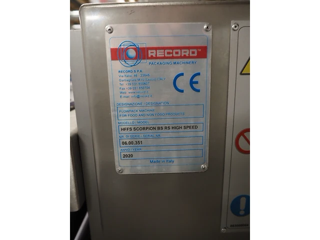 Record packaging machinery - afbeelding 21 van  33