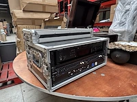 Recorder en stereo equalizer met flightcase sony, minidisc deck mds-je520, vdl215eq - afbeelding 2 van  7