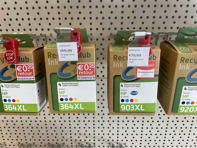 Recycle club ink hp multipack cartridge (8x) - afbeelding 3 van  4