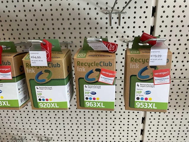 Recycle club ink hp multipack cartridge (8x) - afbeelding 4 van  4