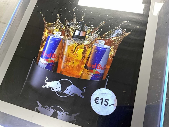 Red bull led reclame bord - afbeelding 3 van  5