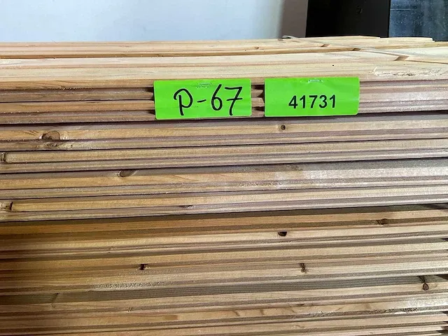 Red class wood dakbeschot 500x19.5x1.8 cm (50x) - afbeelding 7 van  7