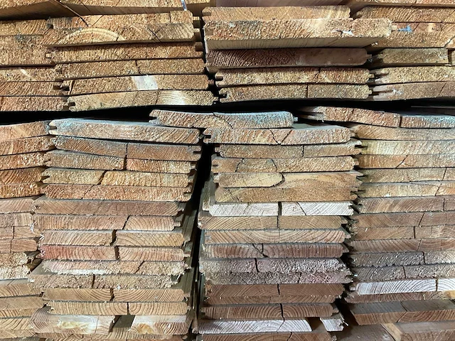 Red class wood dakbeschot met mes en groef verbinding 300x19.5x1.8 cm (115x) - afbeelding 5 van  7