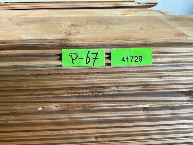 Red class wood dakbeschot met mes en groef verbinding 300x19.5x1.8 cm (115x) - afbeelding 7 van  7