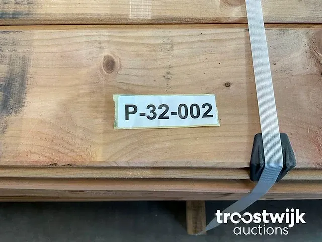 Red class wood plank met mes -en groef verbinding 300x14.5x1.8 cm - afbeelding 5 van  5
