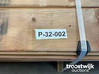 Red class wood plank met mes -en groef verbinding 300x14.5x1.8 cm - afbeelding 5 van  5