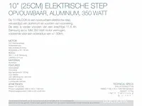 Red6 10 falcon, gloednieuwe elektrische step - afbeelding 4 van  4