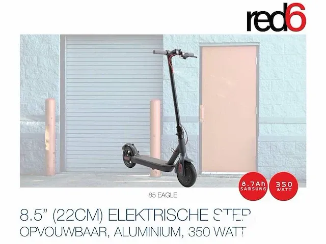 Red6 85 eagle, gloednieuwe elektrische step - afbeelding 1 van  4
